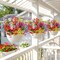 Artificial Flowers Outdoors Spring Faux Flowers UV Resistant Fake Flowers Daisy Plastic Greenery Plnats Outside Bulk for Garden Hanging Planter Patio Porch Home Decor, 12 Bundles (Multicolor)